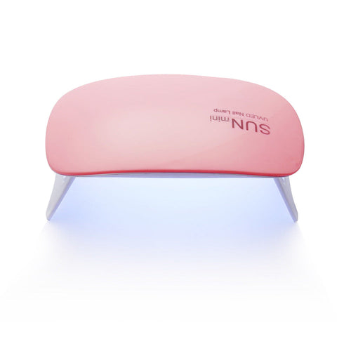 SUNmini compact UV/LED nail lamp in pink